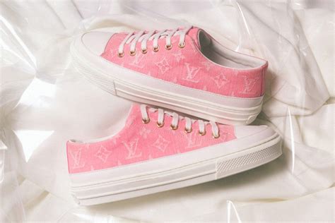 lv schuhe pink|luxury pink Lv trainers.